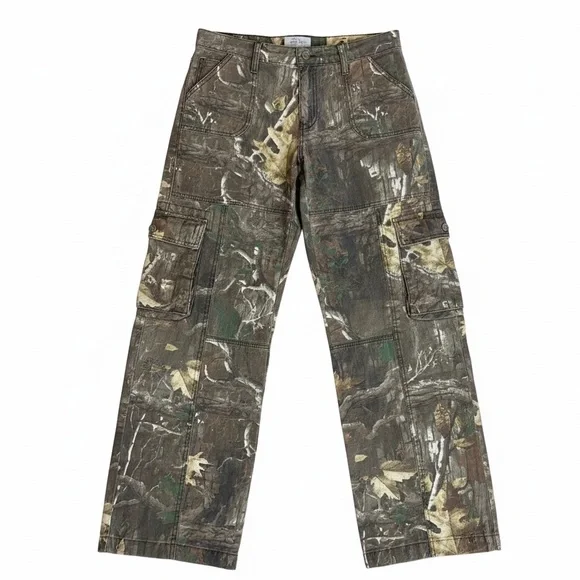 Revice Amelia Oakland cargo camo pant low rise NWT - grunge Streetwear camp - Picture 1 of 11